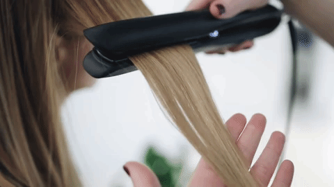 planchado de pelo para alisado vegano
